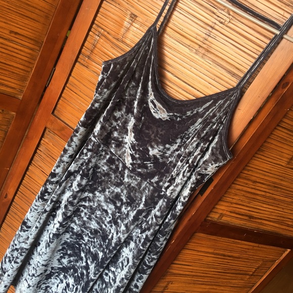 Forever 21+ Velvet Swing Dress - Picture 2 of 3